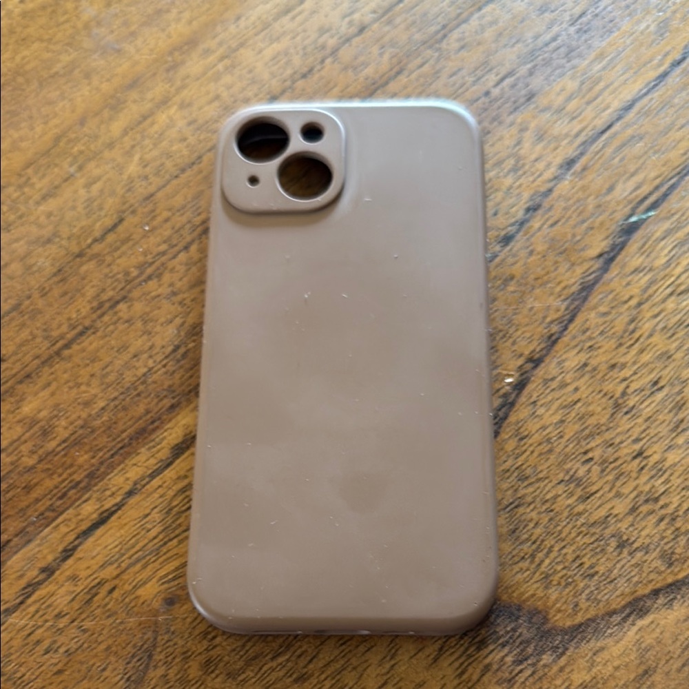 Premium Brown Silicone Phone Case